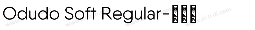 Odudo Soft Regular字体转换